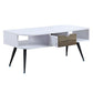 Halima - Accent Table - White & Black Finish