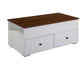 Readen - Coffee Table - White & Walnut Finish