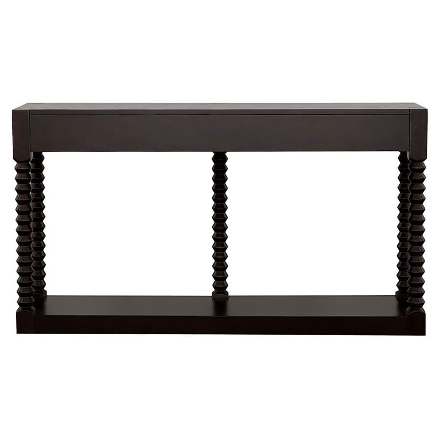 Meredith - 2-Drawer Sofa Table - Coffee Bean