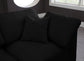 Cozy - Modular Sectional Cloud - Black - Fabric - Modern & Contemporary