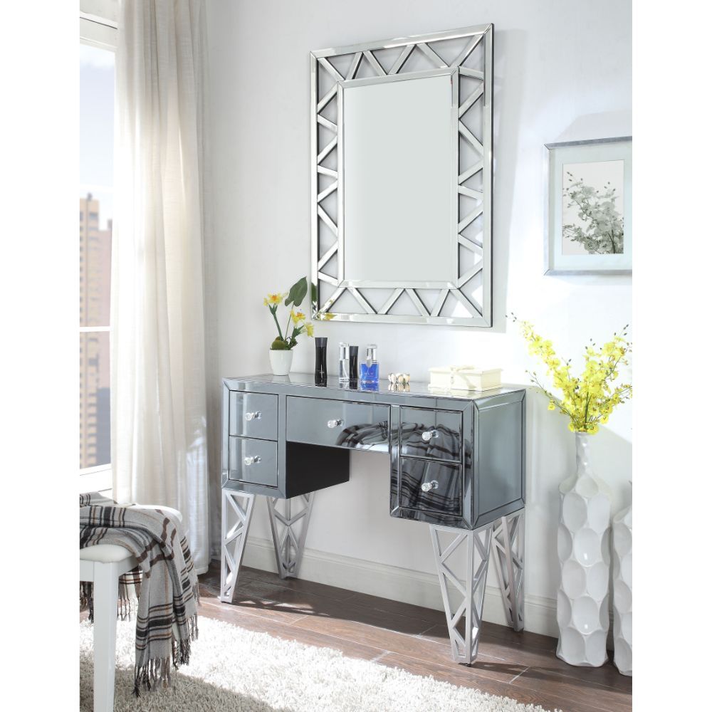 Stephen - Accent Table - Mirrored & Chrome