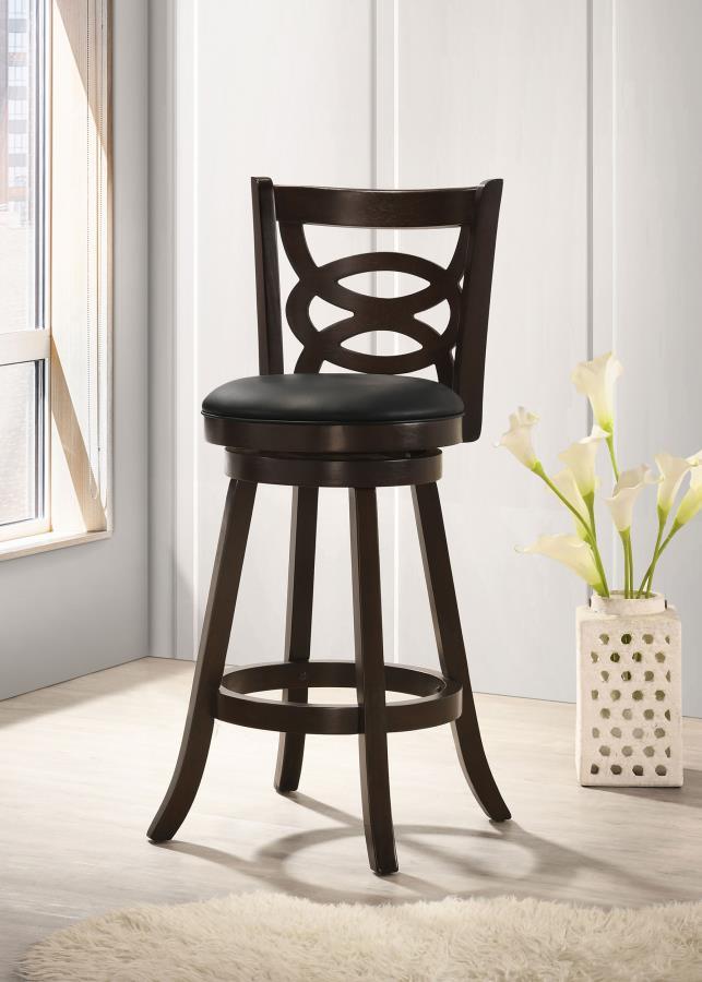 Calecita - Swivel Stools with Upholstered Seat (Set of 2)