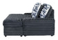 U8291 - Lounger Sofa With USB - Gray