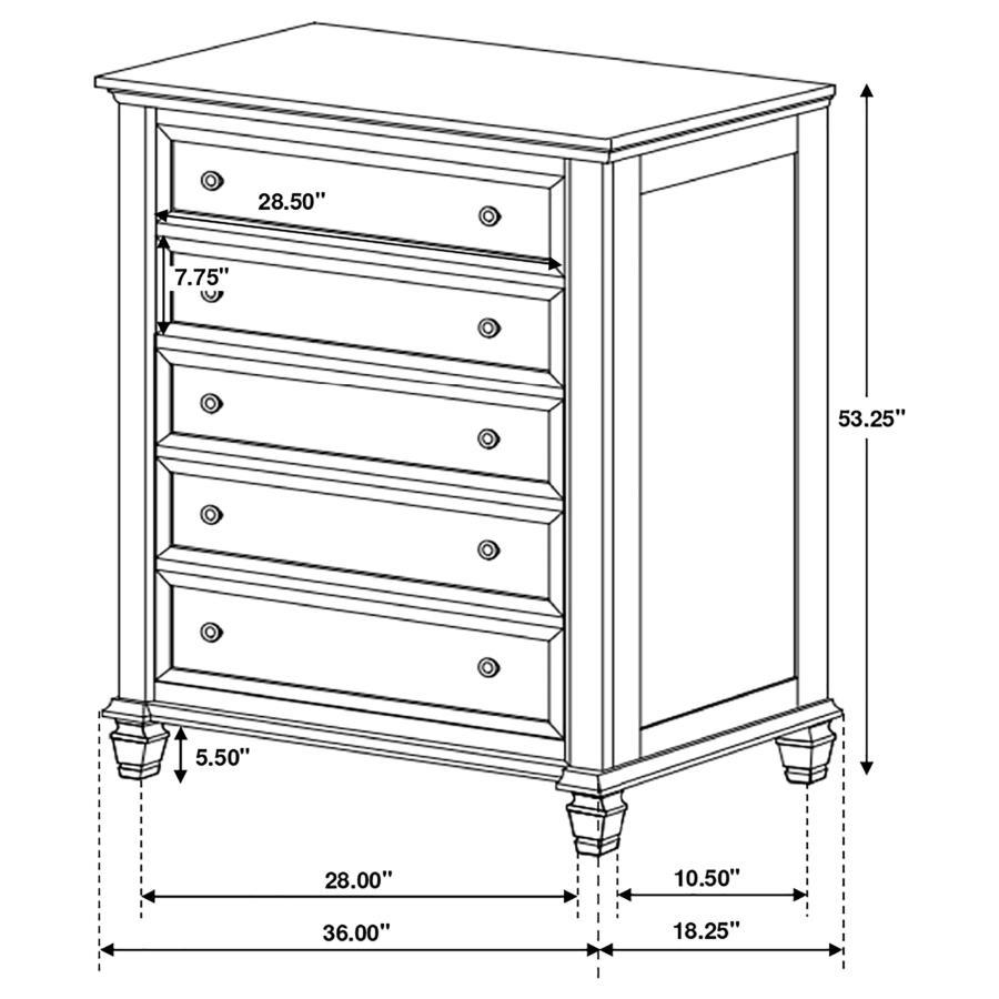 Sandy Beach - Storage Bed Bedroom Set