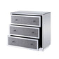 Rekha - Console Cabinet - Mirrored & Faux Crystals