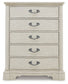 Arlendyne - Antique White - Five Drawer Chest