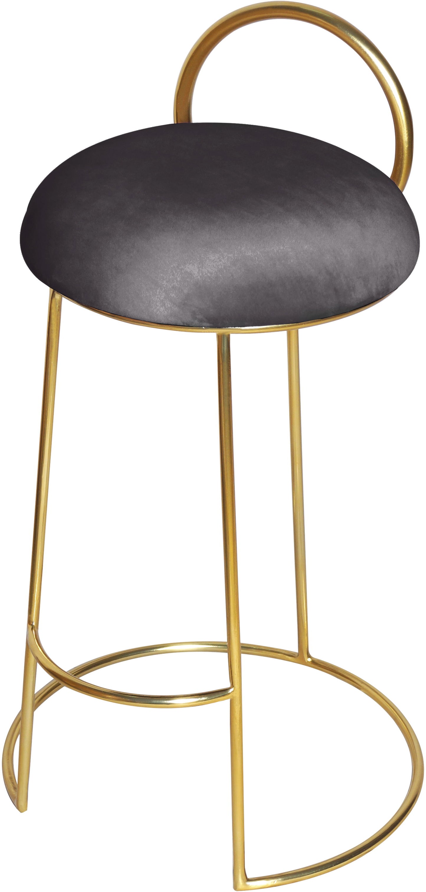 Ring - Counter Stool with Gold Legs