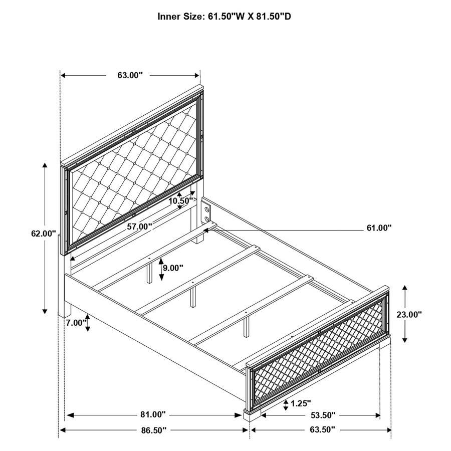 Eleanor - Wood Panel Bed