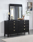 Brookmead - 8-Drawer Dresser With Mirror - Black