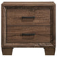 Brandon - 2-Drawer Nightstand - Warm Brown