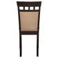 Gabriel - Closed BackSide Chairs (Set of 2) - Cappuccino