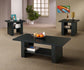 Rodez - 3 Piece Occasional Table Set - Black Oak