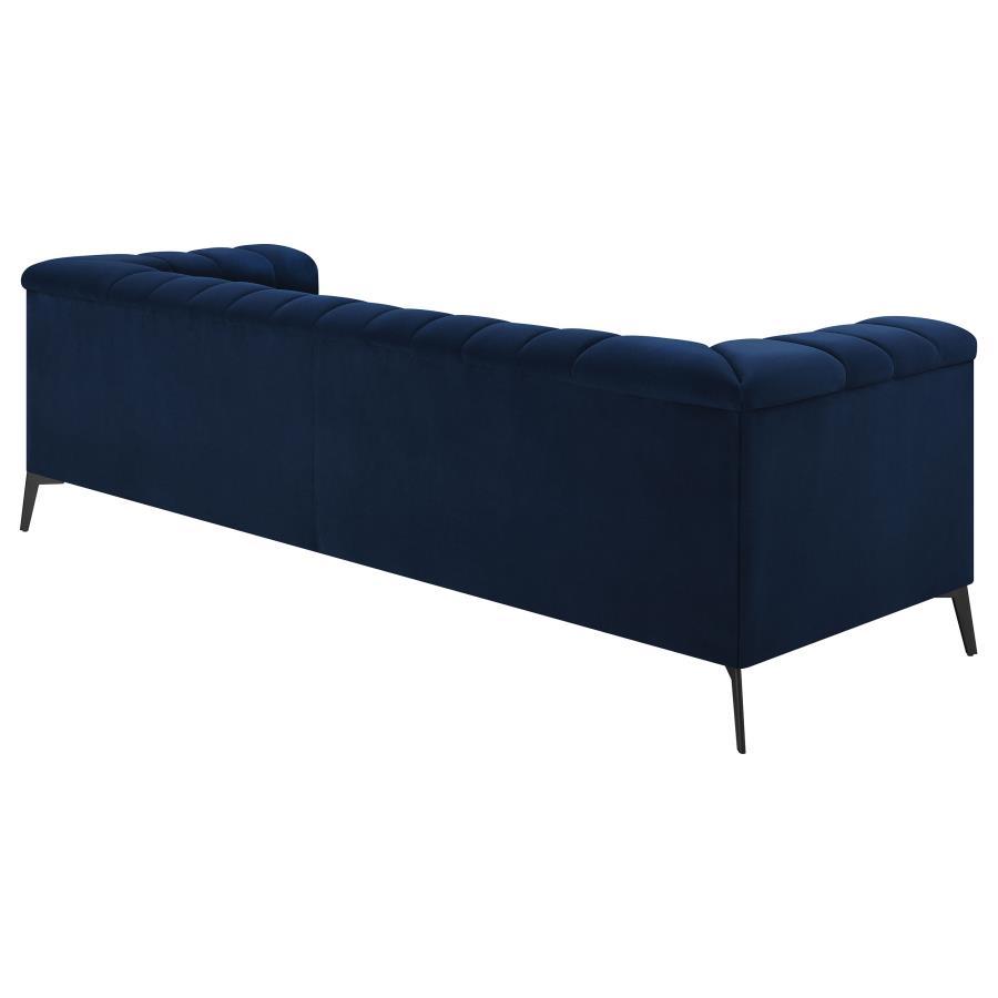 Chalet - Tuxedo Arm Sofa - Blue