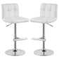 Lenny - Upholstered Adjustable Bar Stool (Set of 2)