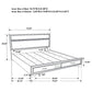 Miranda - Storage Wood Panel Bed