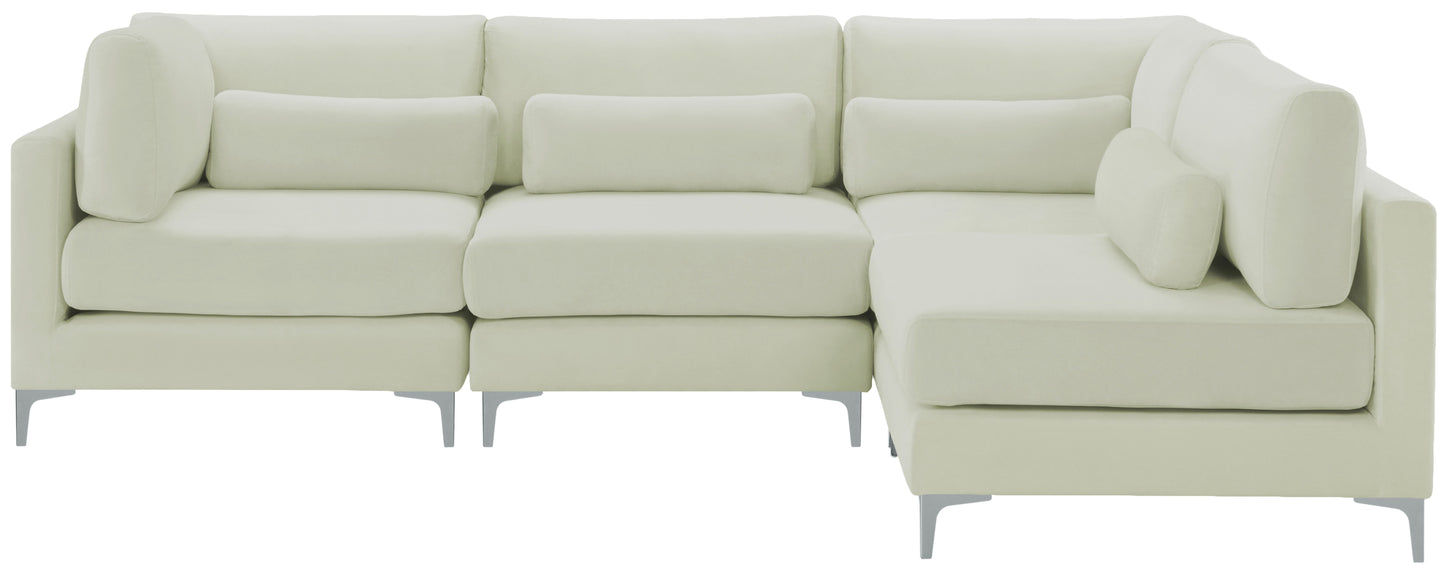 Julia - Modular Sectional 4 Piece - Cream