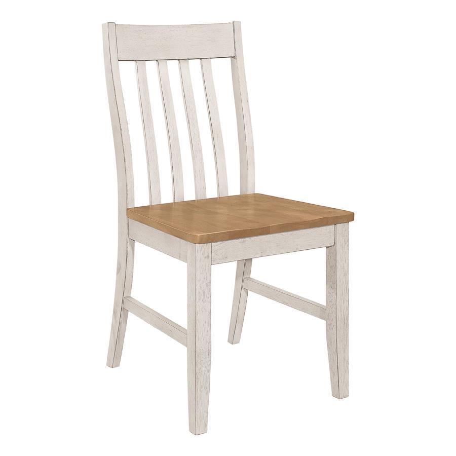 Kirby - Wood Dining Side Chair (Set of 2) - Rustic Off White