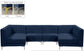 Alina - Modular Sectional 6 Piece - Navy - Fabric