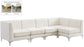 Alina - Modular Sectional 5 Piece - Cream - Fabric