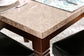 Marstone - Dining Table - Brown Cherry / Black