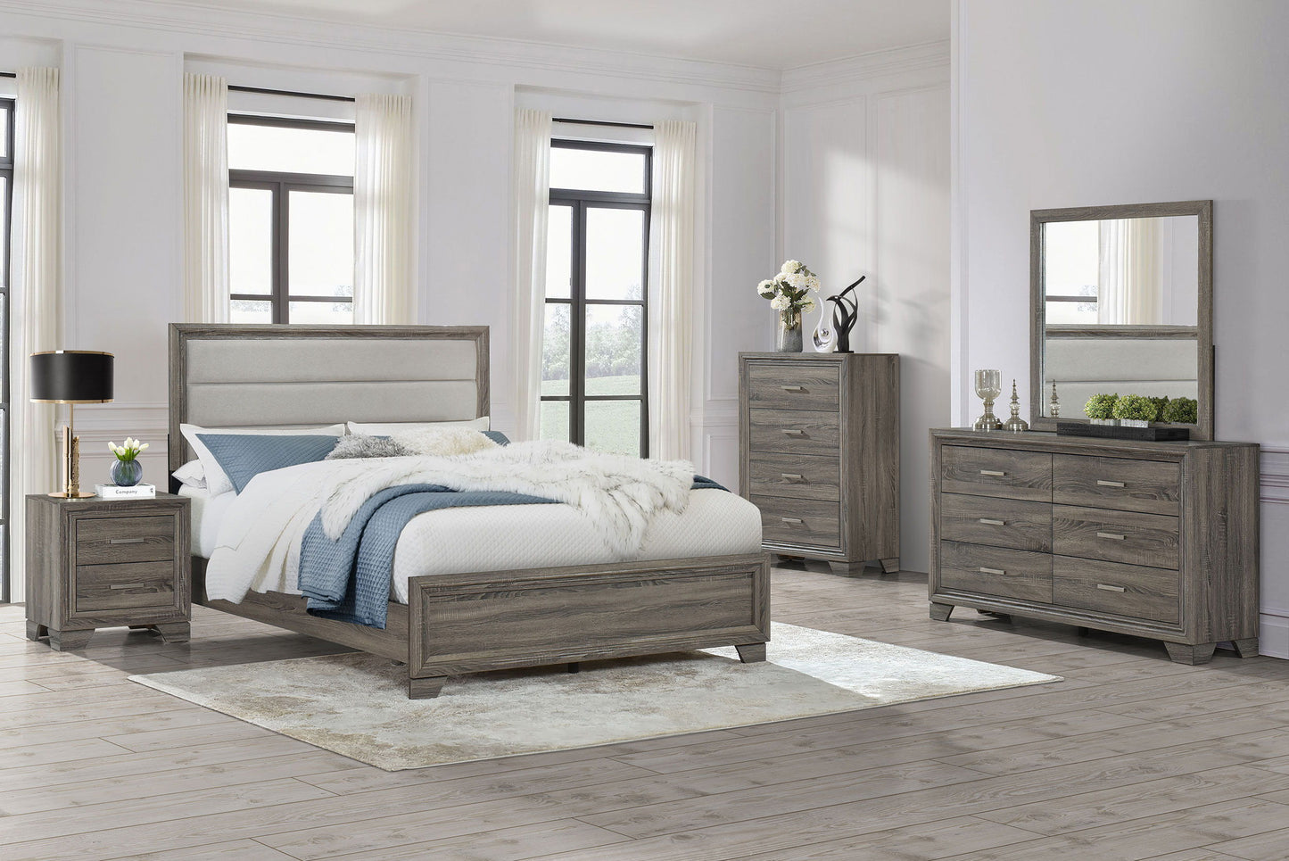 Wright - Upholstered Bed