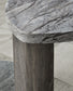 Surmour - Gray / Brown - Triangle End Table