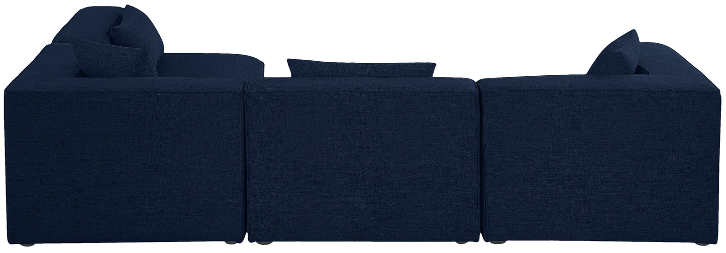 Cube - Modular Sectional 4 Piece - Navy