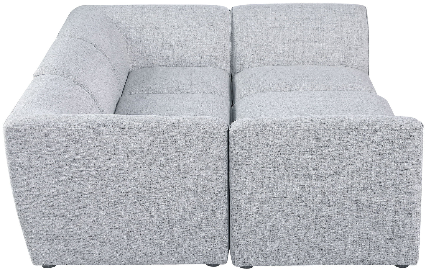 Miramar - Modular Sectional 6 Piece - Gray - Modern & Contemporary