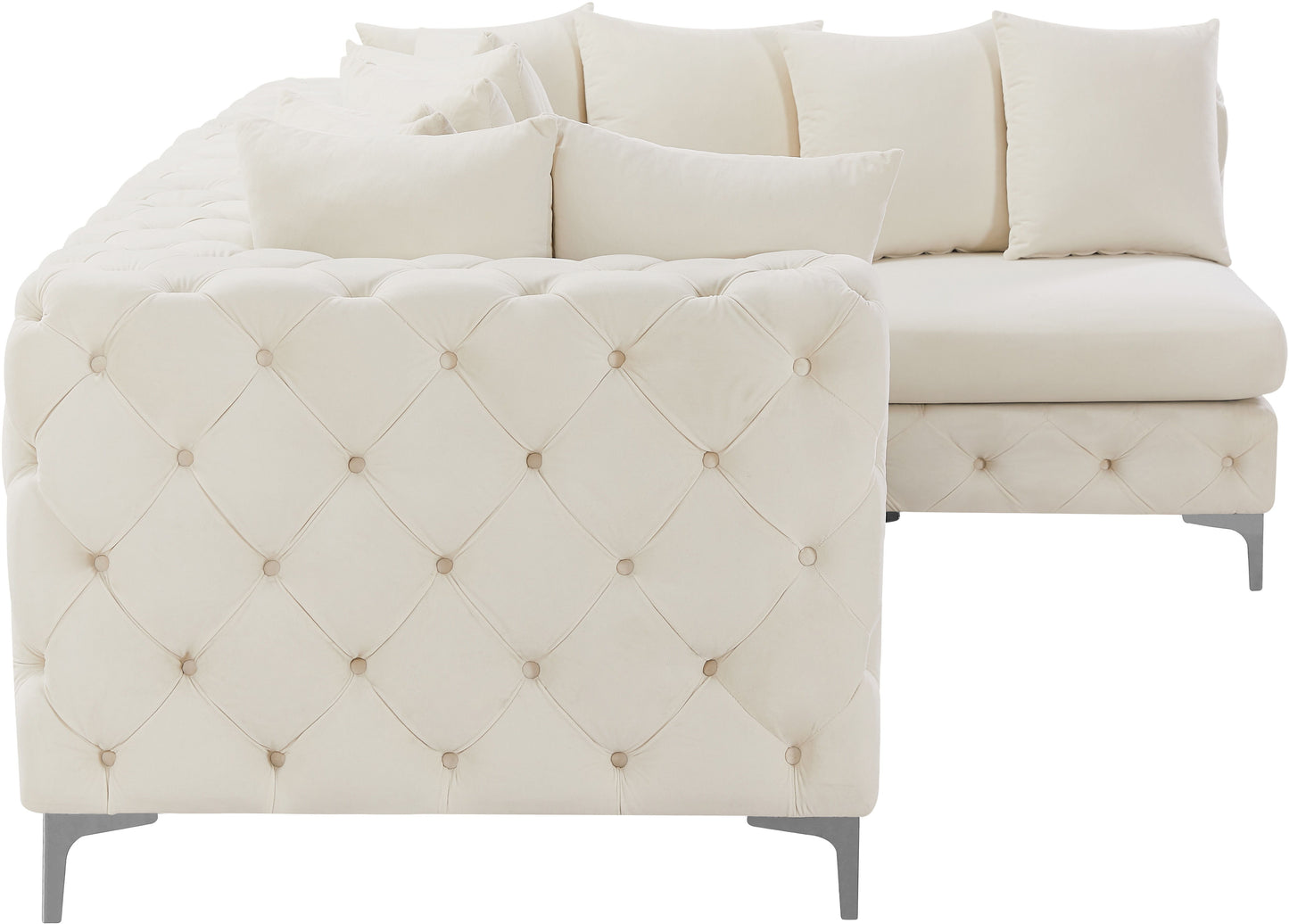 Tremblay - Modular Sectional - Cream - Modern & Contemporary