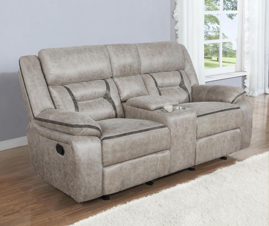 Greer - Upholstered Reclining Sofa Set