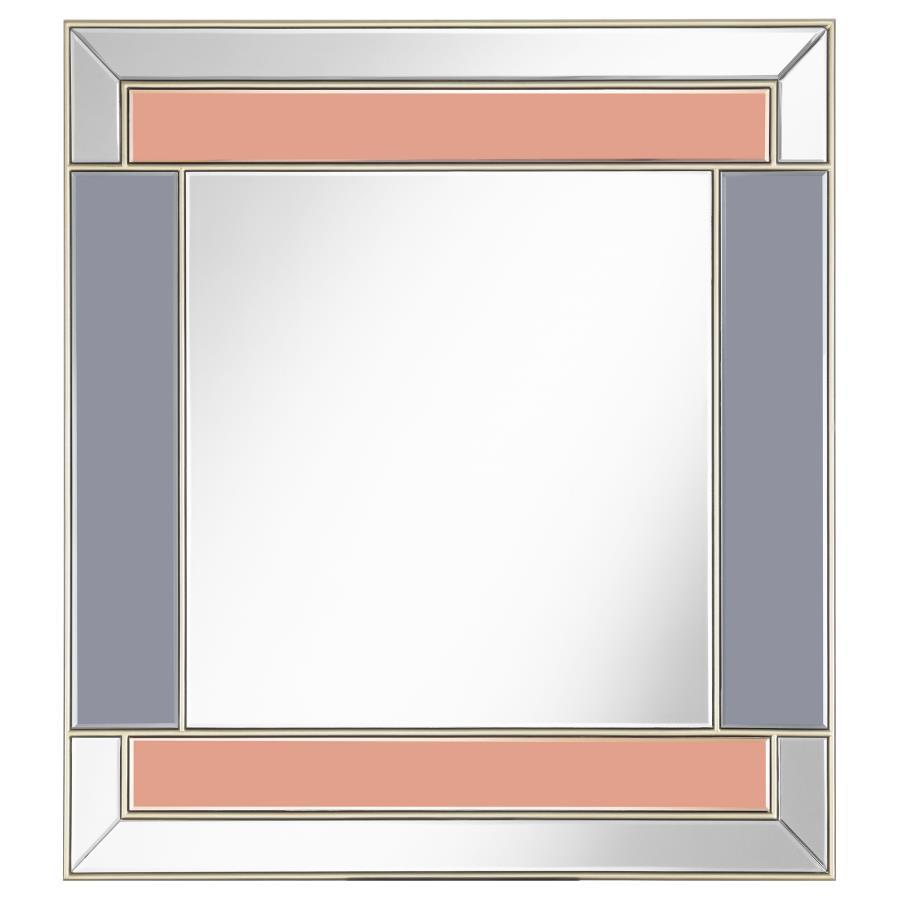 Braylin - Wall Mirror - Champagne And Silver