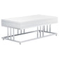 Dalya - 2-Drawer Rectangular Coffee Table - White High Gloss