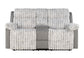 U6028 - Console Reclining Loveseat - Gray