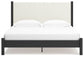 Cadmori - Upholstered Panel Bed