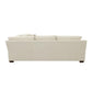 Aria - L-Shaped Sectional With Nailhead - Oatmeal