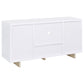 Dalton - 2 Door Storage Credenza - White And Distressed Pine