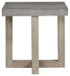 Lockthorne - Gray - Square End Table