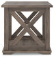 Arlenbry - Gray - Square End Table