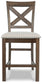 Moriville - Beige - Upholstered Barstool (Set of 2)