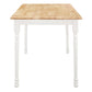 Taffee - Rectangular Solid Wood Dining Table - White