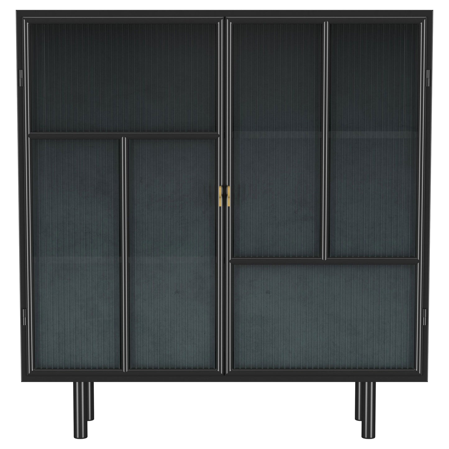 Dalia - 2 Door Accent Storage Cabinet With Shelving - Black