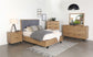 Taylor - 7-Drawer Dresser With Mirror - Light Honey Brown