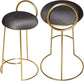 Ring - Counter Stool with Gold Legs