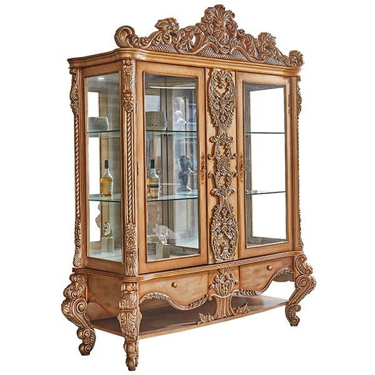 HD-1816 - China Cabinet - Golden Bronze