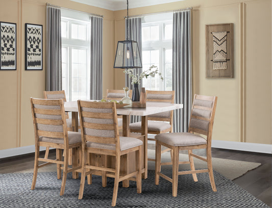 Monique - 7 Piece Dining Set - Beige