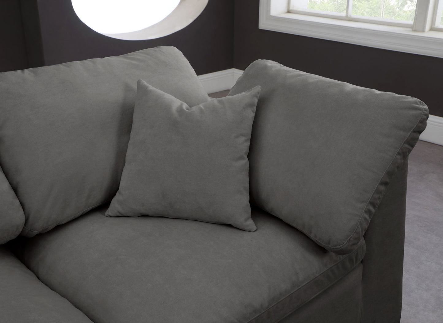 Cozy - Modular Sectional Cloud - Grey - Fabric