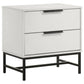 Sonora - 2-Drawer Nightstand Bedside Table - White