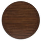 Korestone 2 - Dark Brown - Round End Table