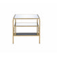 Astrid - End Table - Gold & Mirror