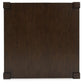 Breckington - Dark Brown - Square End Table